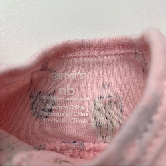 3/$10 CARTERS Baby girl popsicle romper nb - Picture 3 of 3